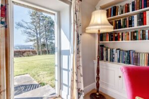 Wellbank Cottage · Sitting Room Doorway to Gardens